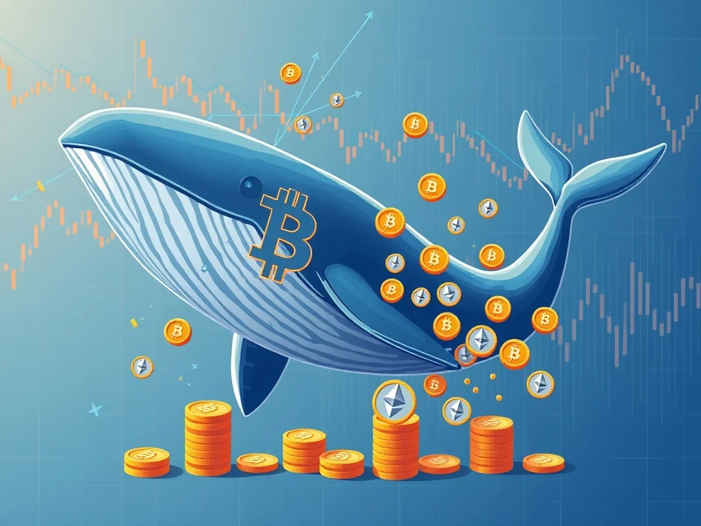 Capital flight from BTC to ETH showing whale migration between cryptocurrencies with price charts