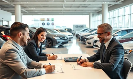 Car buyers switching brands receive better deals at modern dealership with multiple vehicle options