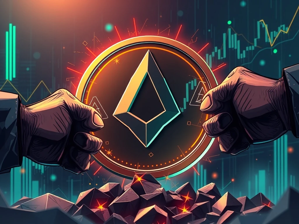 Cardano ADA cryptocurrency at critical market crossroads with bearish and bullish forces in tension