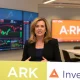 Cathie Wood discussing recent portfolio moves at ARK Invest conference