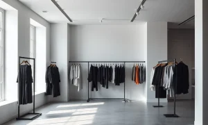Cefinn closure announcement and empty boutique interior showcasing final collections