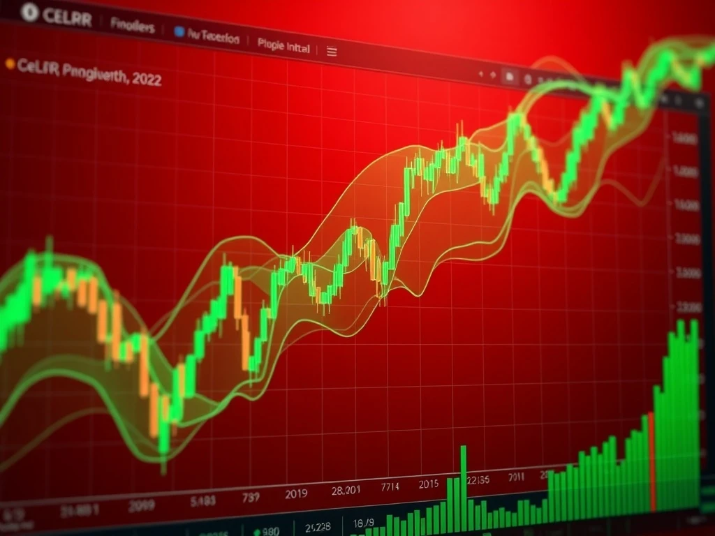 CELR cryptocurrency price surge analysis showing volatile trading patterns