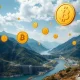 Central Asian Bitcoin mining facilities powered by hydroelectric energy creating national cryptocurrency reserves