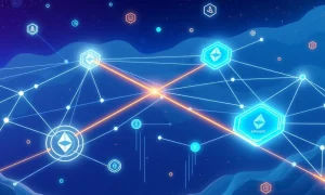 Chainlink CCIP protocol bridging multiple blockchain networks for seamless cross-chain interoperability and DeFi expansion