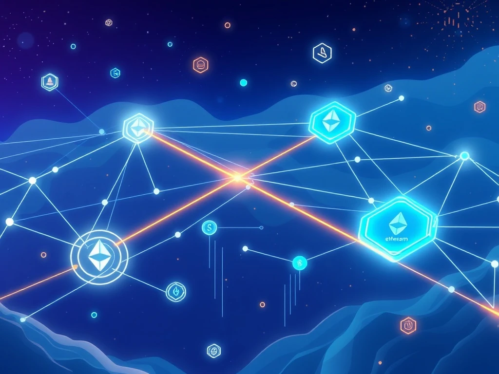 Chainlink CCIP protocol bridging multiple blockchain networks for seamless cross-chain interoperability and DeFi expansion