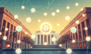 Chainlink network connecting blockchain to real-world data for institutional adoption