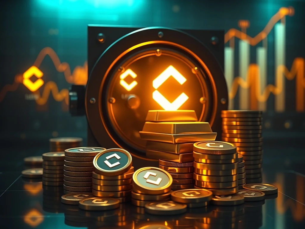 Chainlink Reserve mechanism accumulating tokens to support long-term value growth