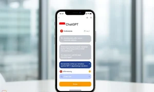 ChatGPT Go plan interface showing affordable AI subscription for Indonesian users