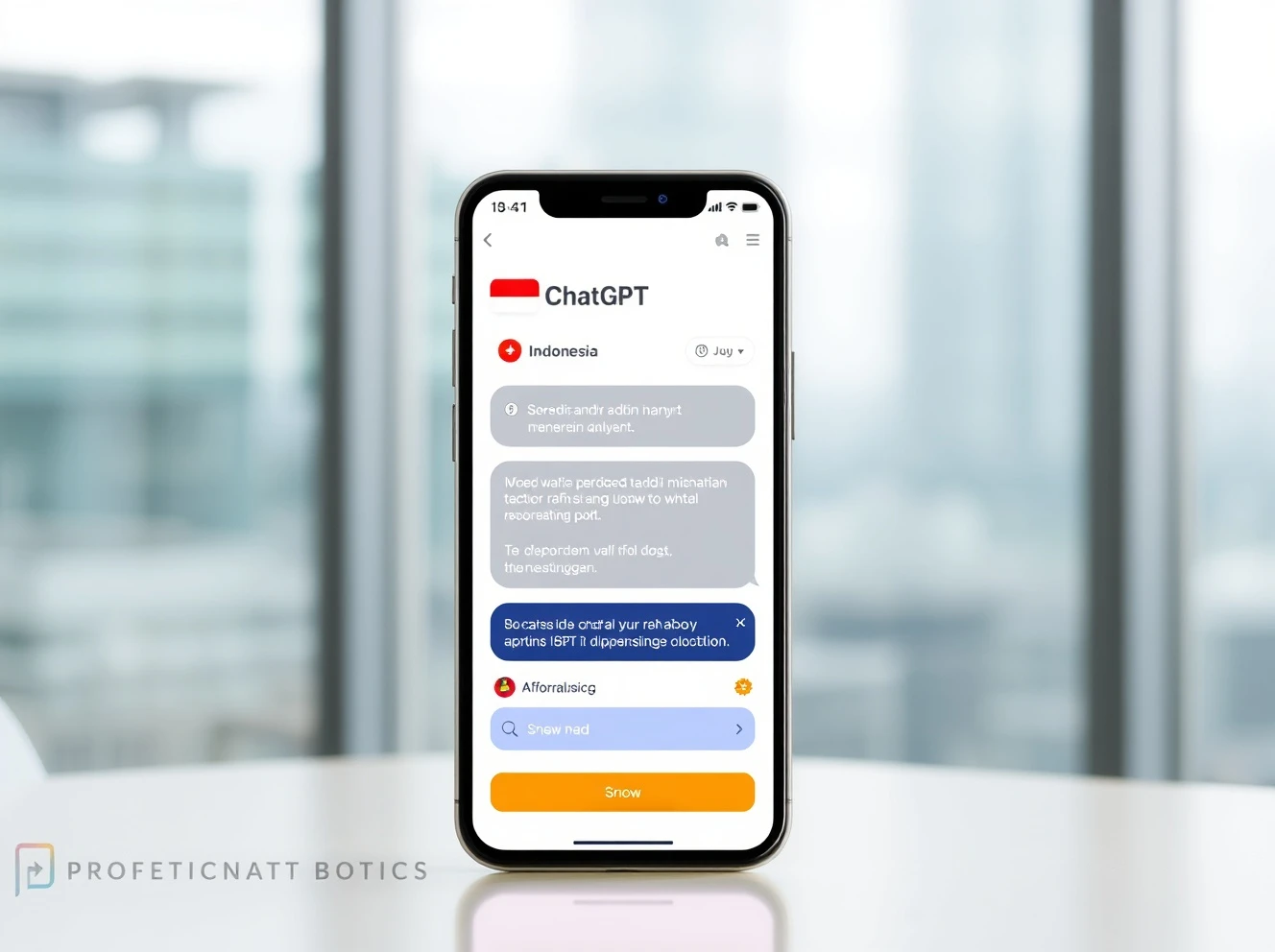 ChatGPT Go plan interface showing affordable AI subscription for Indonesian users