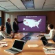 Chick-fil-A expansion plan strategy meeting showing nationwide growth mapping against Starbucks competition