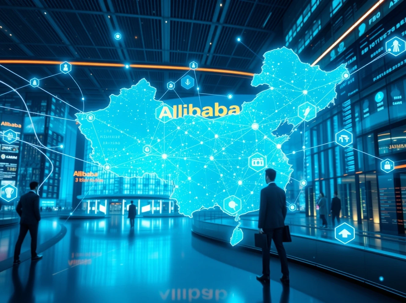 Alibaba leading China AI spending expansion with advanced artificial intelligence technology infrastructure