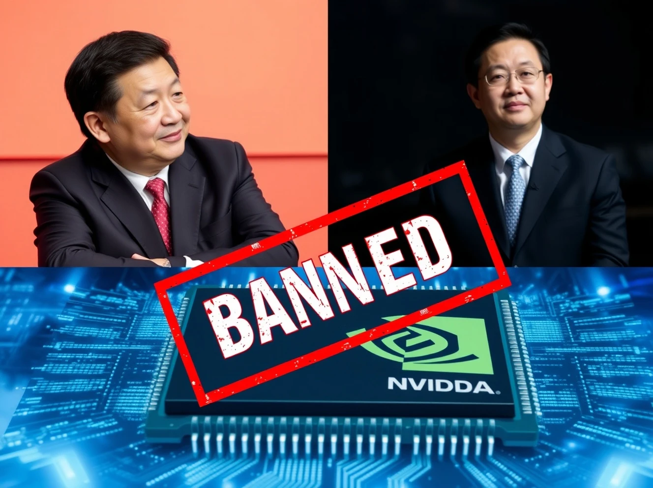 Nvidia AI chips facing Chinese regulatory restrictions in technology trade war