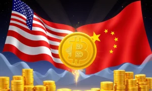 Strategic Bitcoin reserve analysis showing US-China geopolitical cryptocurrency competition