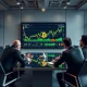 Corporate Bitcoin investment strategy analysis showing market trends and financial risk assessment
