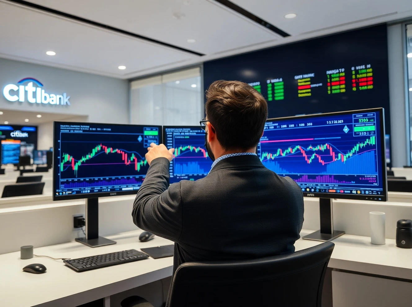 Citibank analyst discussing critical ETH price prediction with market charts