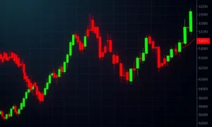 CITY cryptocurrency volatility crash showing dramatic 98% price drop on trading chart