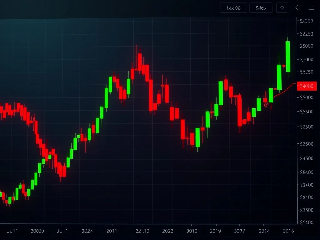 CITY cryptocurrency volatility crash showing dramatic 98% price drop on trading chart