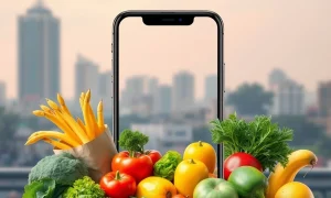 Indian grocery startup Citymall app interface showing affordable grocery delivery options