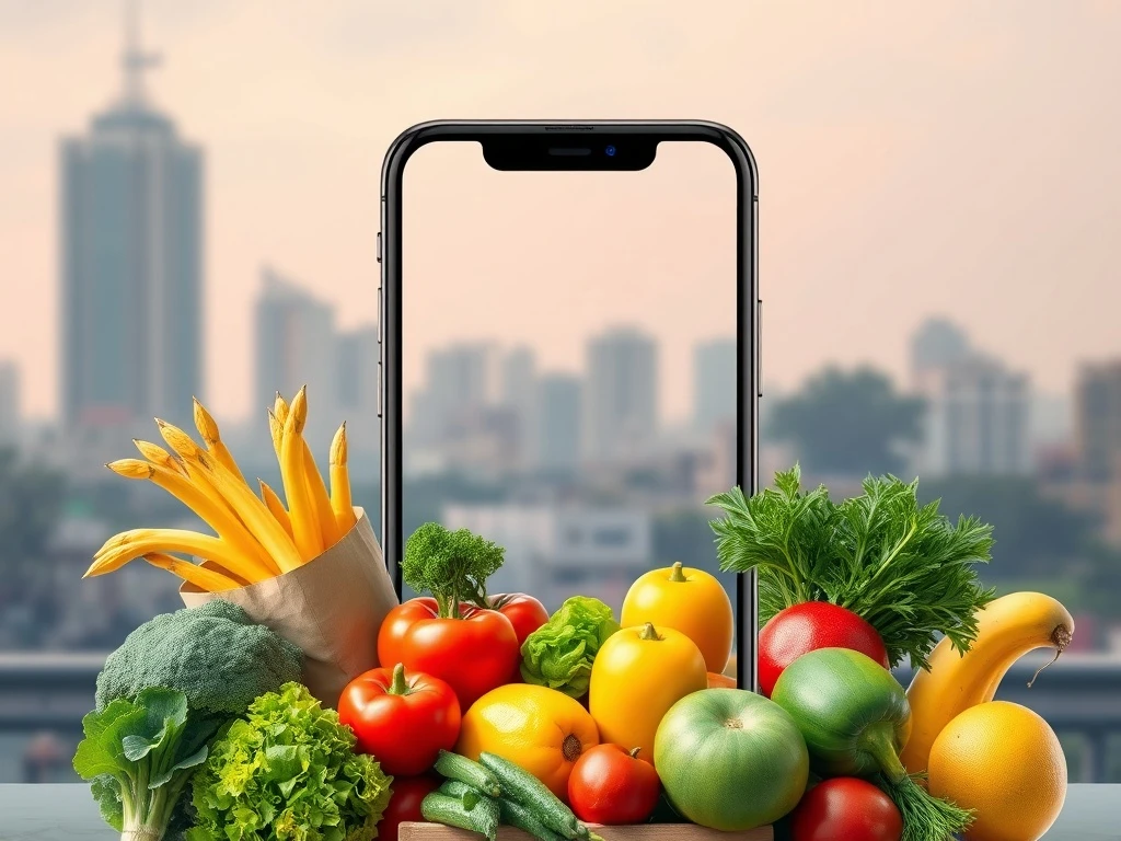Indian grocery startup Citymall app interface showing value-focused grocery delivery service