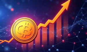 CKB cryptocurrency dramatic price surge analysis with blockchain network visualization