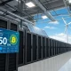 CleanSpark's advanced Bitcoin mining operation with renewable energy infrastructure and efficient mining rigs