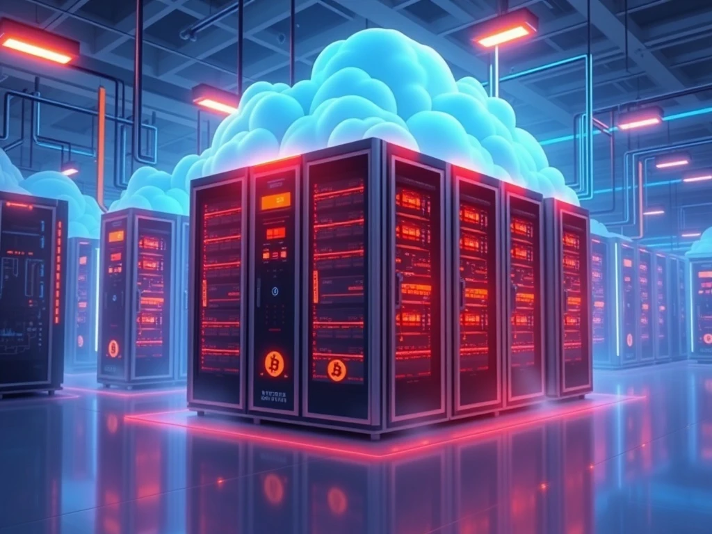 Cloud mining operations revolutionizing Bitcoin production with AI optimization and secure infrastructure