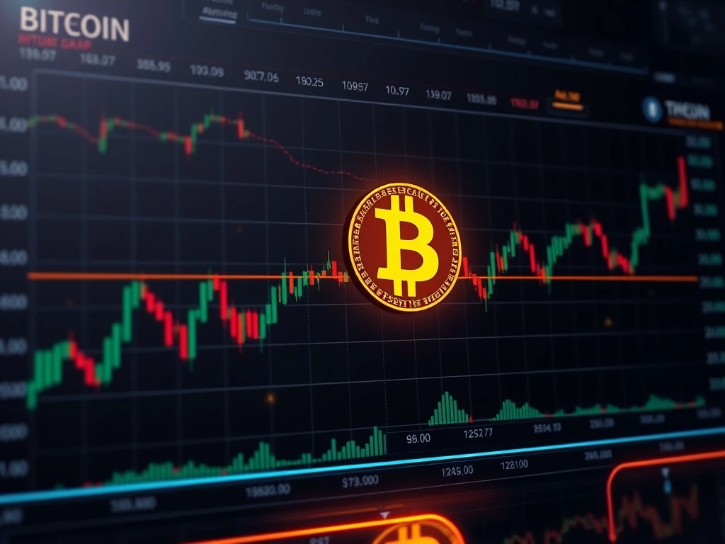 CME Bitcoin futures gap analysis showing weekend price movement patterns