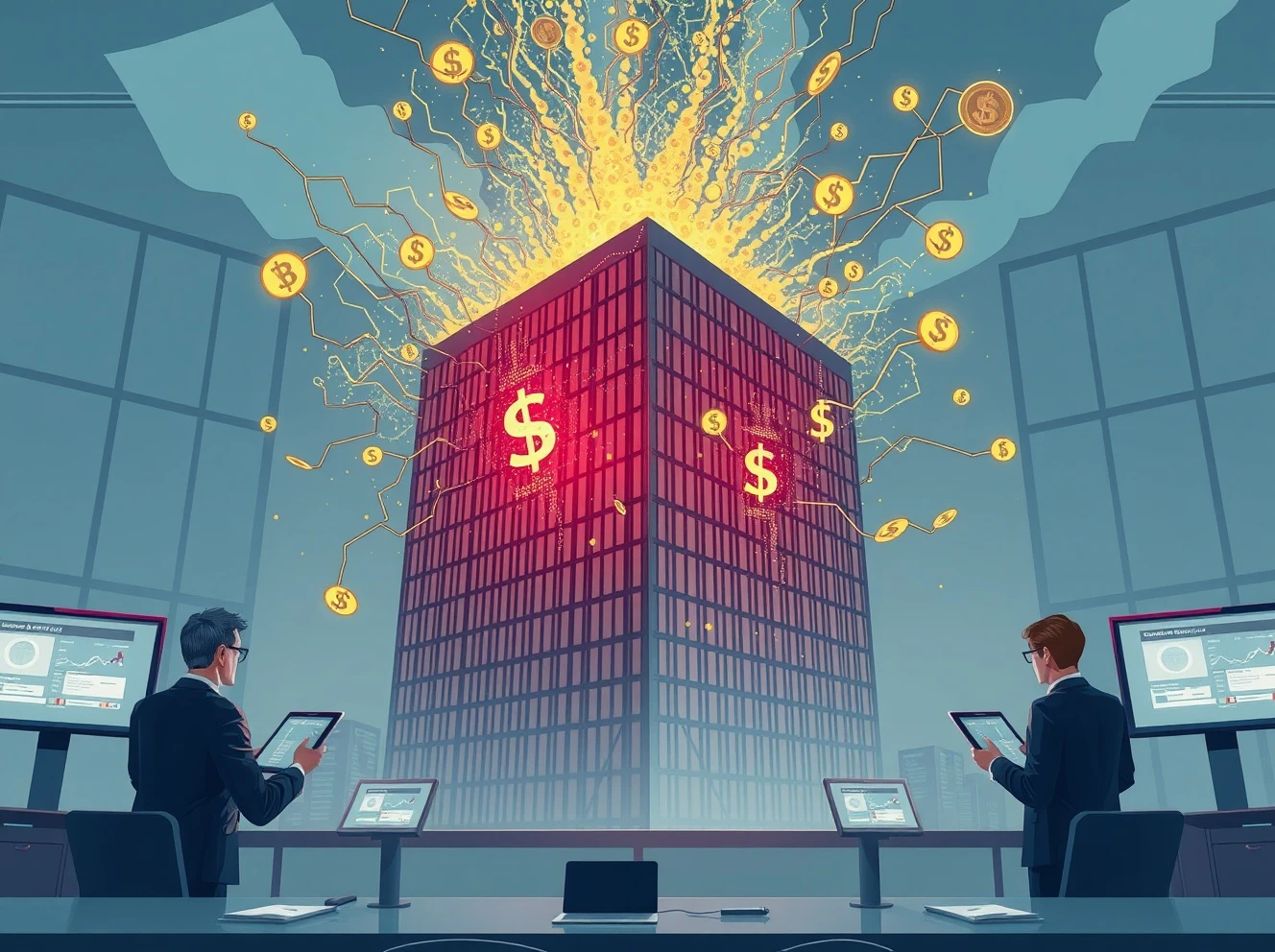 Cyberattack impact on Co-op business showing financial losses and security vulnerabilities