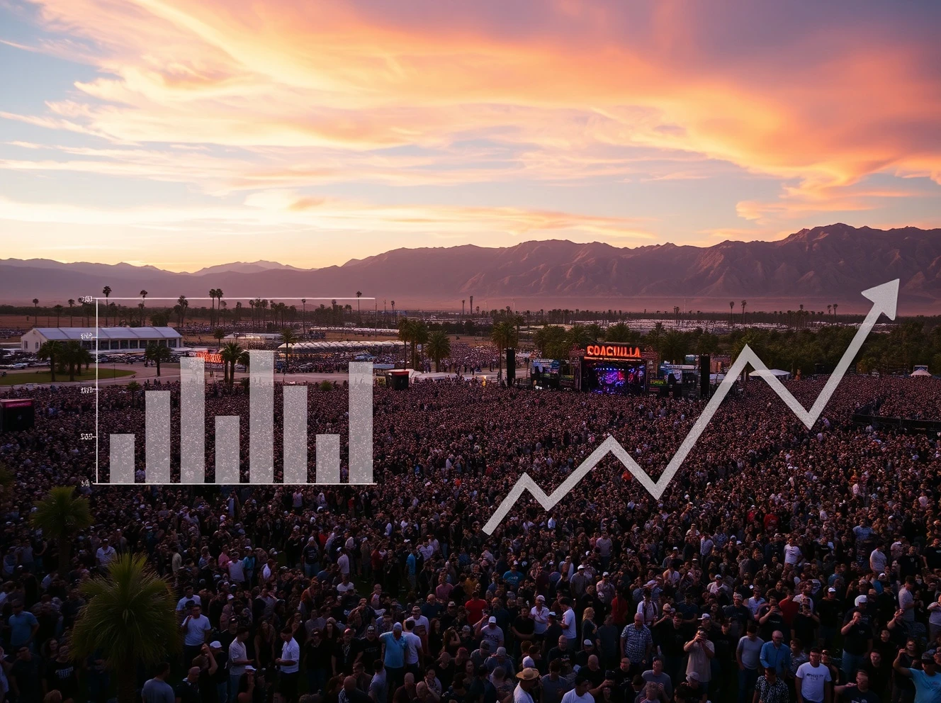 Coachella festival economic analysis showing recession signal indicators in entertainment industry