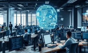 Coinbase's AI mandate implementation showing human-AI collaboration in cryptocurrency software development