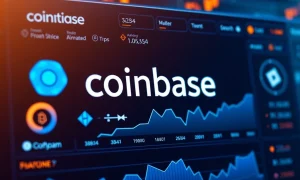 Coinbase futures hybrid investment dashboard showing tech stocks and cryptocurrency integration
