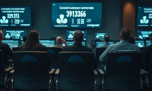 Comcast customer losses leading to corporate restructuring and employee uncertainty in telecommunications industry