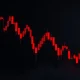 COOKIE cryptocurrency price chart showing dramatic 46.6% plunge amid market volatility