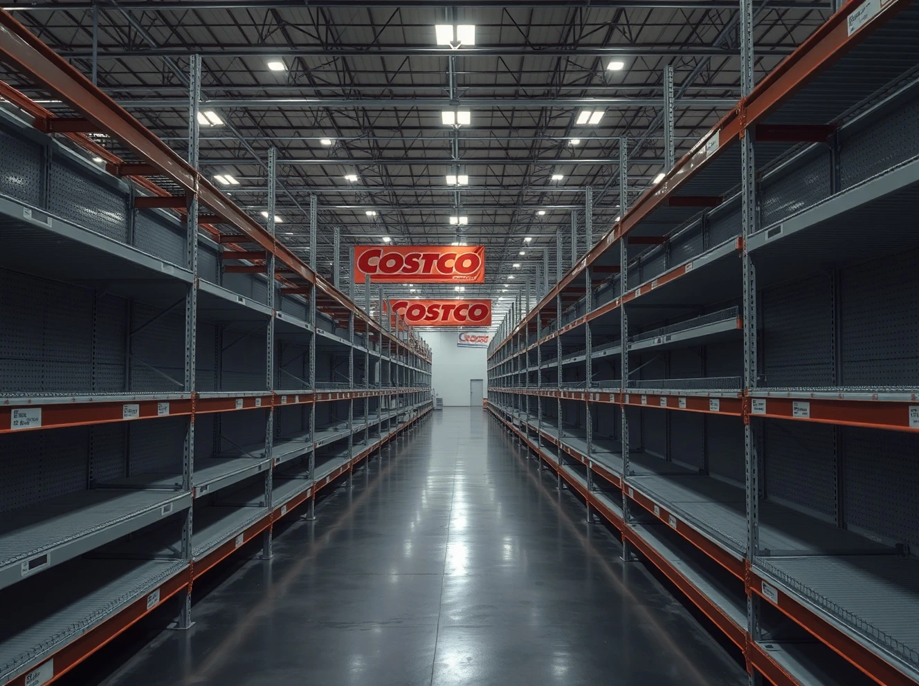 Costco product line discontinuation showing empty shelves where popular items were once stocked