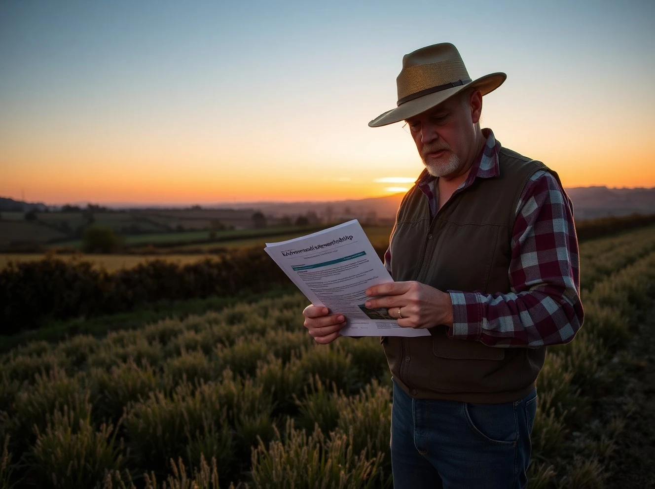 British farmer concerned about expiring Countryside Stewardship contracts in countryside
