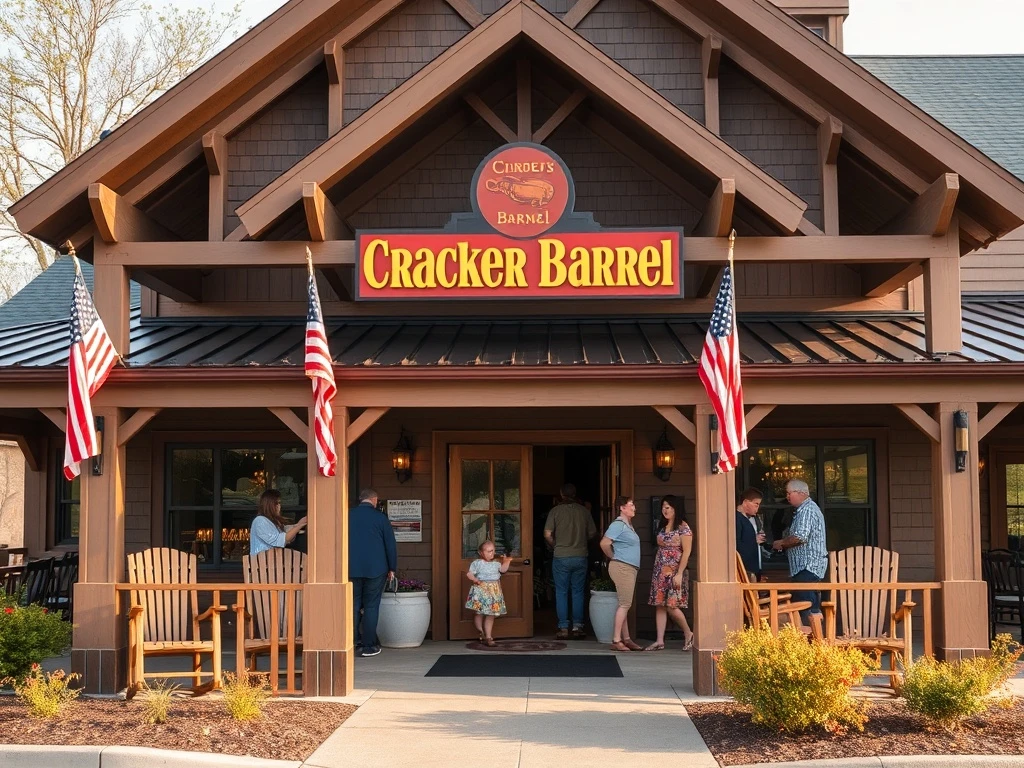 Cracker Barrel financial performance analysis showing traditional restaurant with strong customer traffic