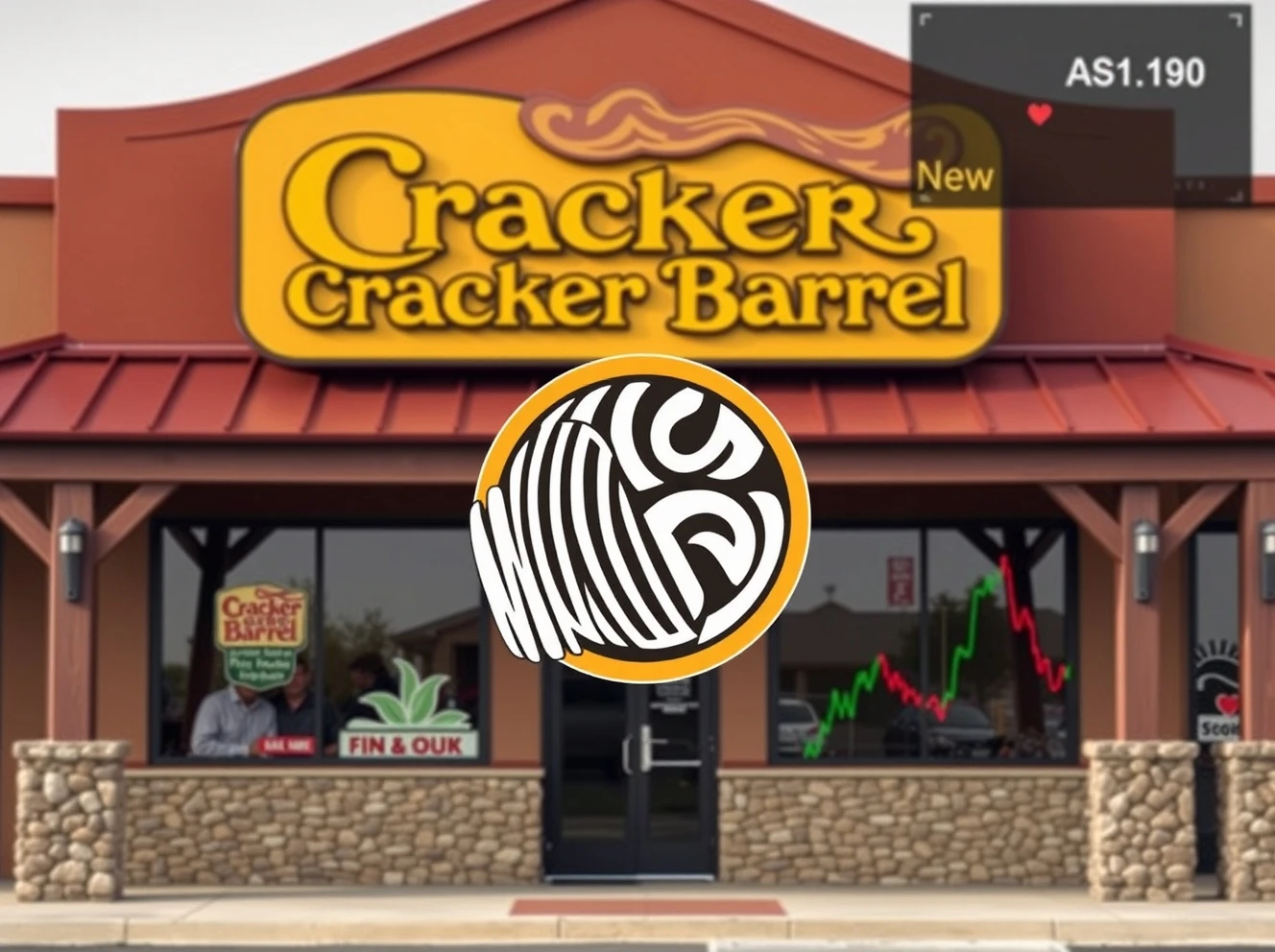 Cracker Barrel logo change controversy causing customer outrage and stock decline