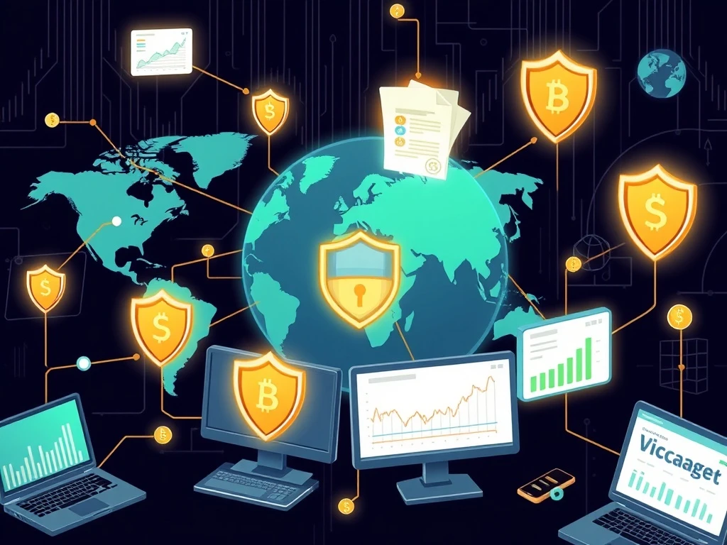 Strategic crypto asset management dashboard showing global exchange monitoring and risk mitigation tools