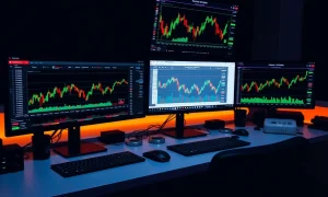 Professional crypto backtesting tool dashboard showing strategy performance analytics and historical market data