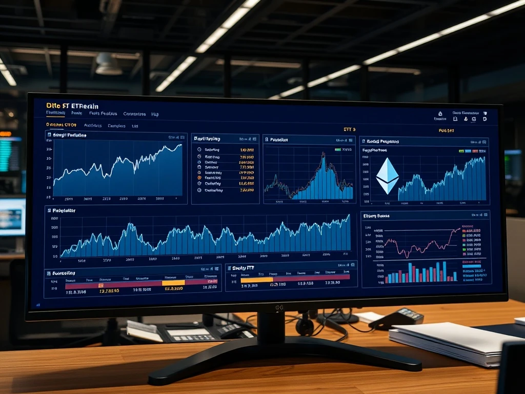 Strategic analysis of crypto ETF outflows showing market trends and regulatory impact