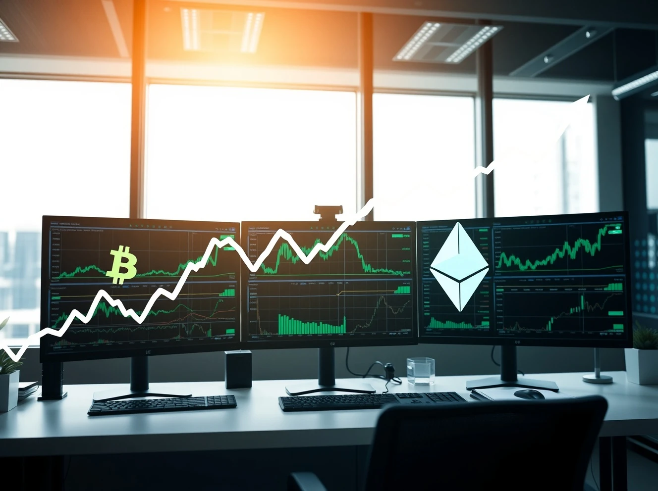 Crypto ETFs performance chart showing massive $620 million institutional investment growth