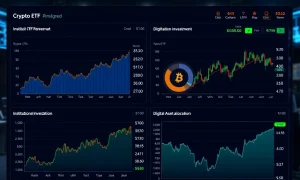 Crypto ETFs driving institutional investment transformation in digital finance with portfolio allocation models