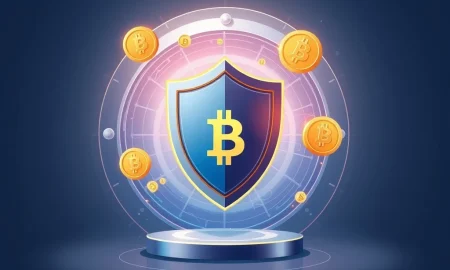 Secure crypto lending platform risk management with blockchain protection and digital security features