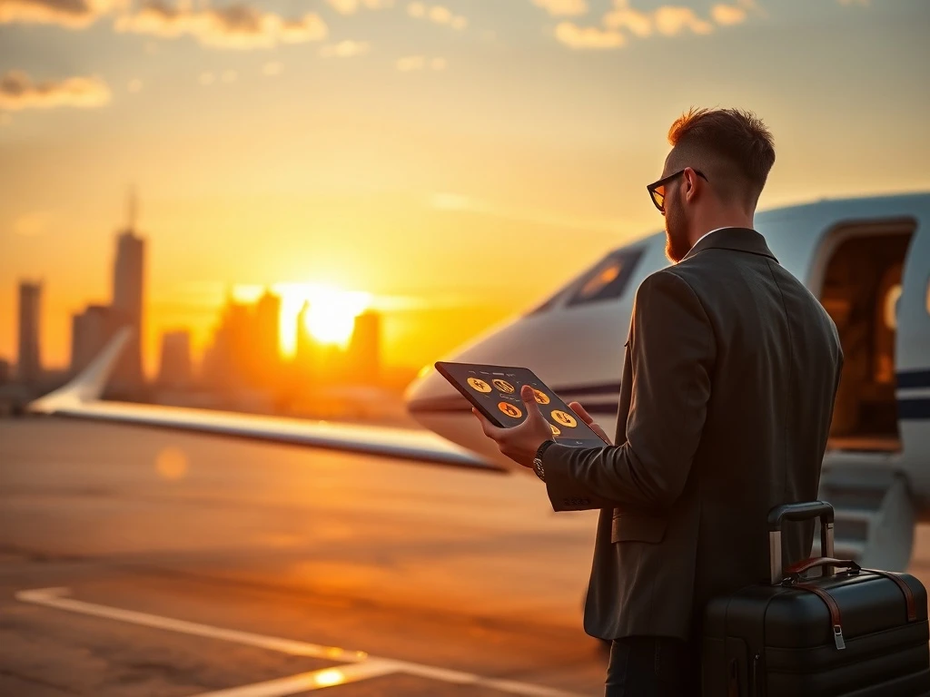 Crypto luxury travel revolution showing digital wealth transforming premium travel experiences