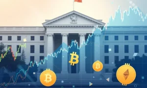 Analyzing crypto market volatility through economic data charts and Federal Reserve policy indicators