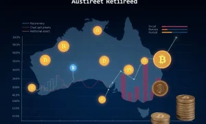 Australian crypto retirement investment strategy showing balanced portfolio integration