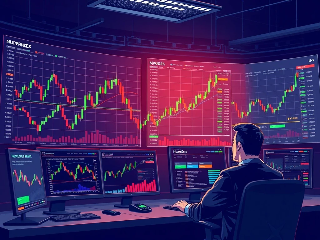 Strategic navigation through crypto sell-off showing market analysis and investment opportunities
