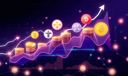 2025 cryptocurrency market analysis showing Toncoin and XRP outperforming major digital assets