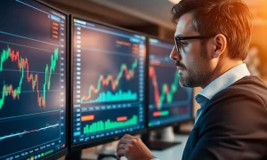 Analyst discovering hidden cryptocurrency investment opportunity through market data analysis