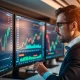 Analyst discovering hidden cryptocurrency investment opportunity through market data analysis